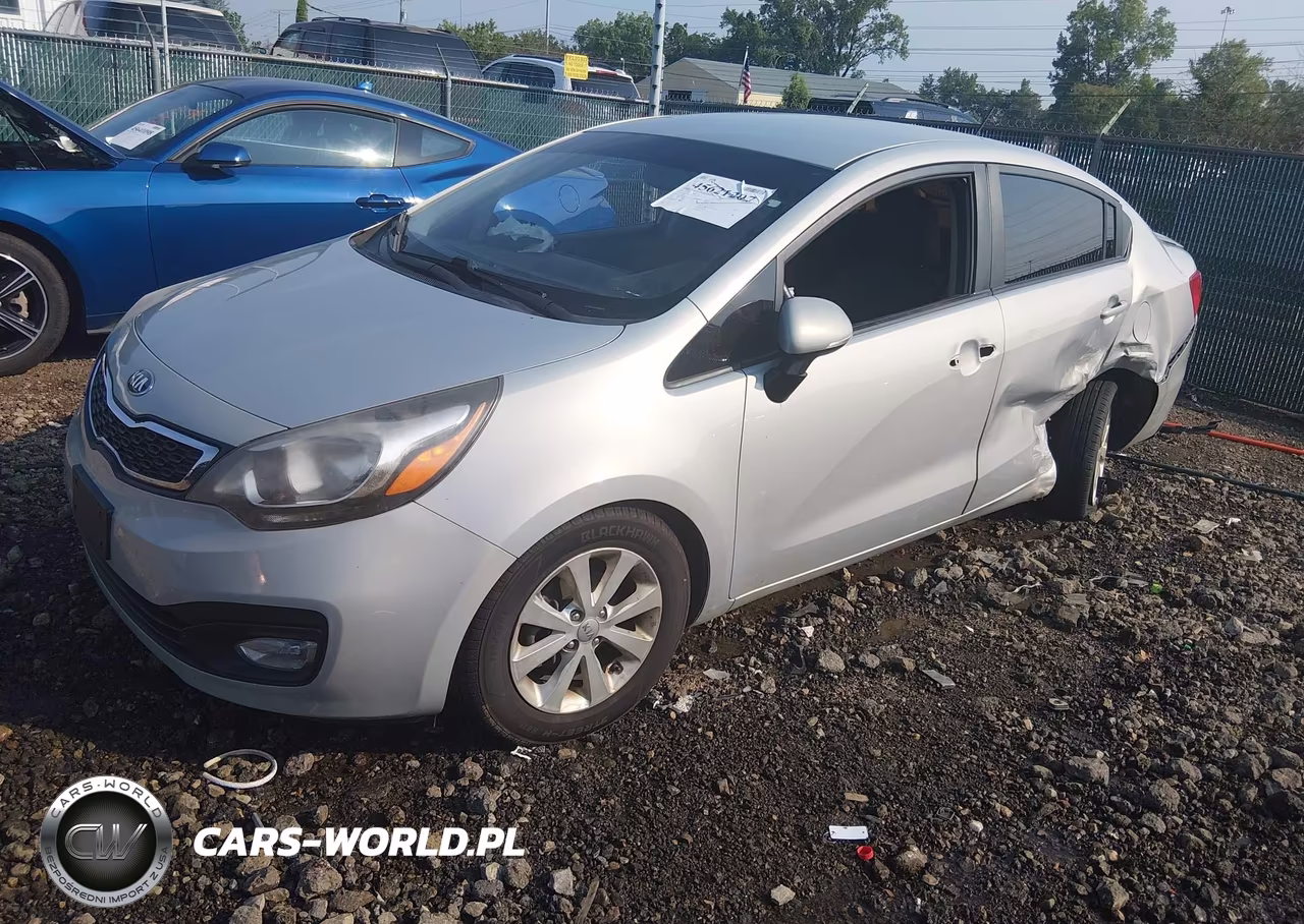2013 Kia Rio Ex VIN:KNADN4A36D6201579 - 2