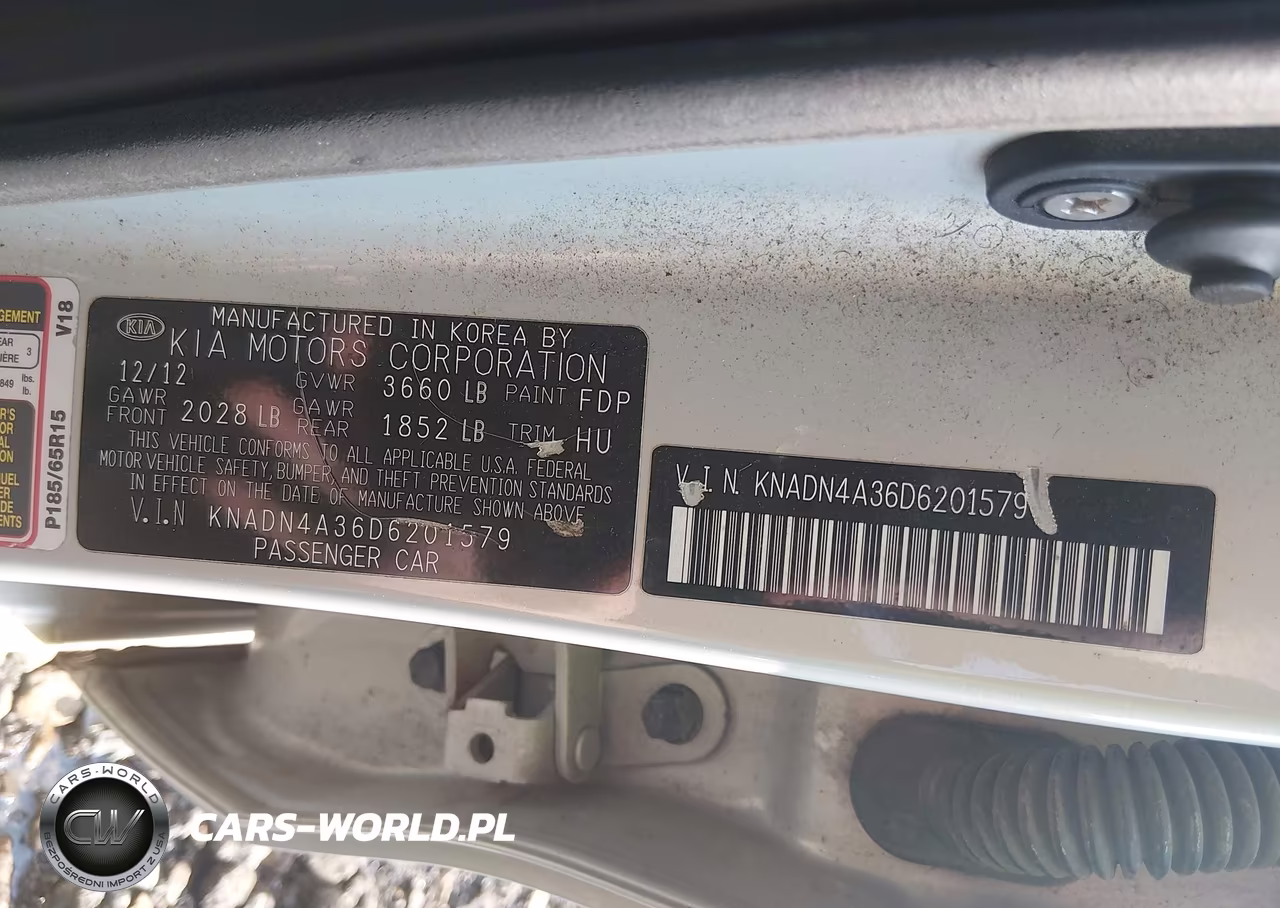 2013 Kia Rio Ex VIN:KNADN4A36D6201579 - 9
