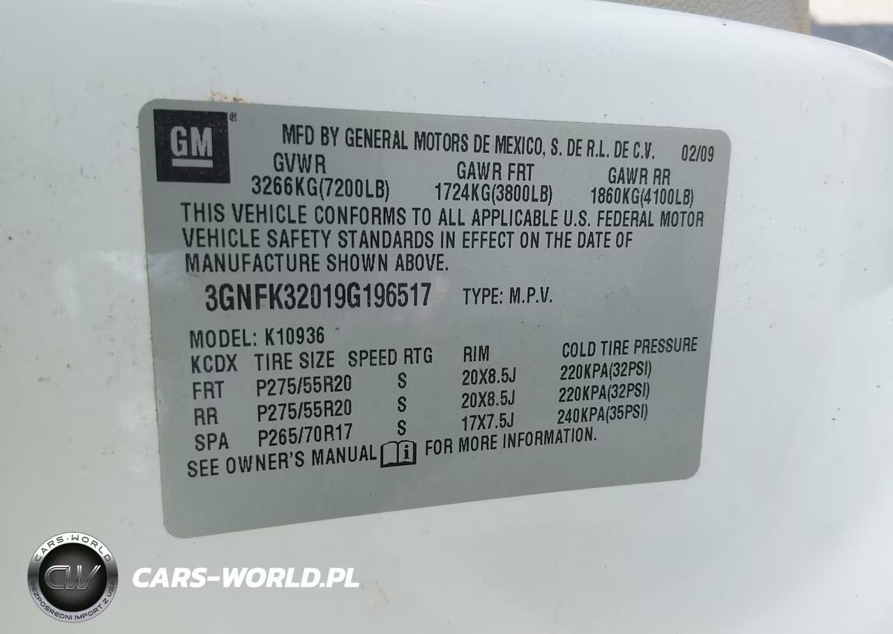 2009 Chevrolet Avalanche 1500 Ltz VIN:3GNFK32019G196517 - 9