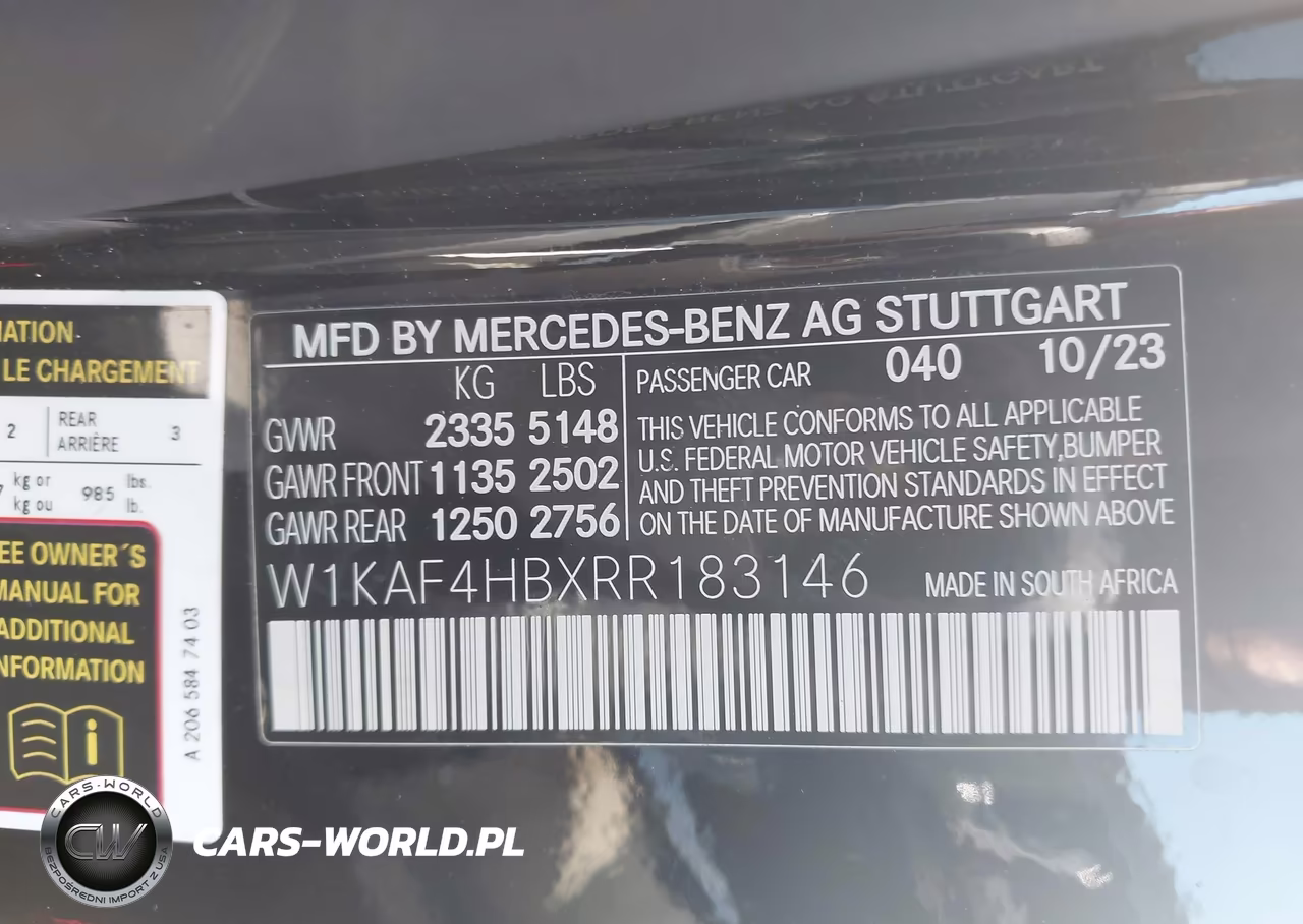 2024 Mercedes-Benz C 300 VIN:W1KAF4HBXRR183146 - 9