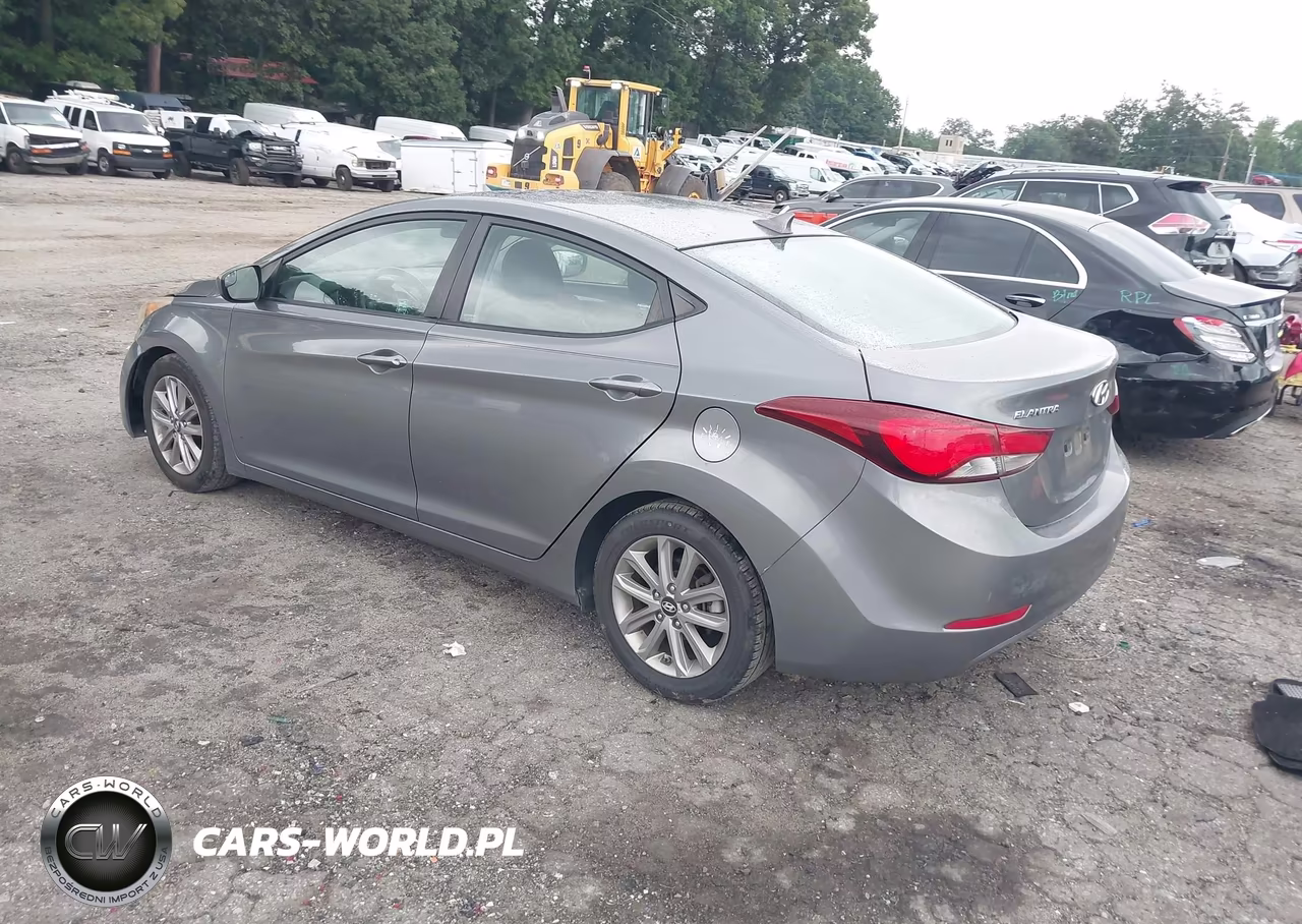 2014 Hyundai Elantra Se VIN:5NPDH4AEXEH477833 - 3