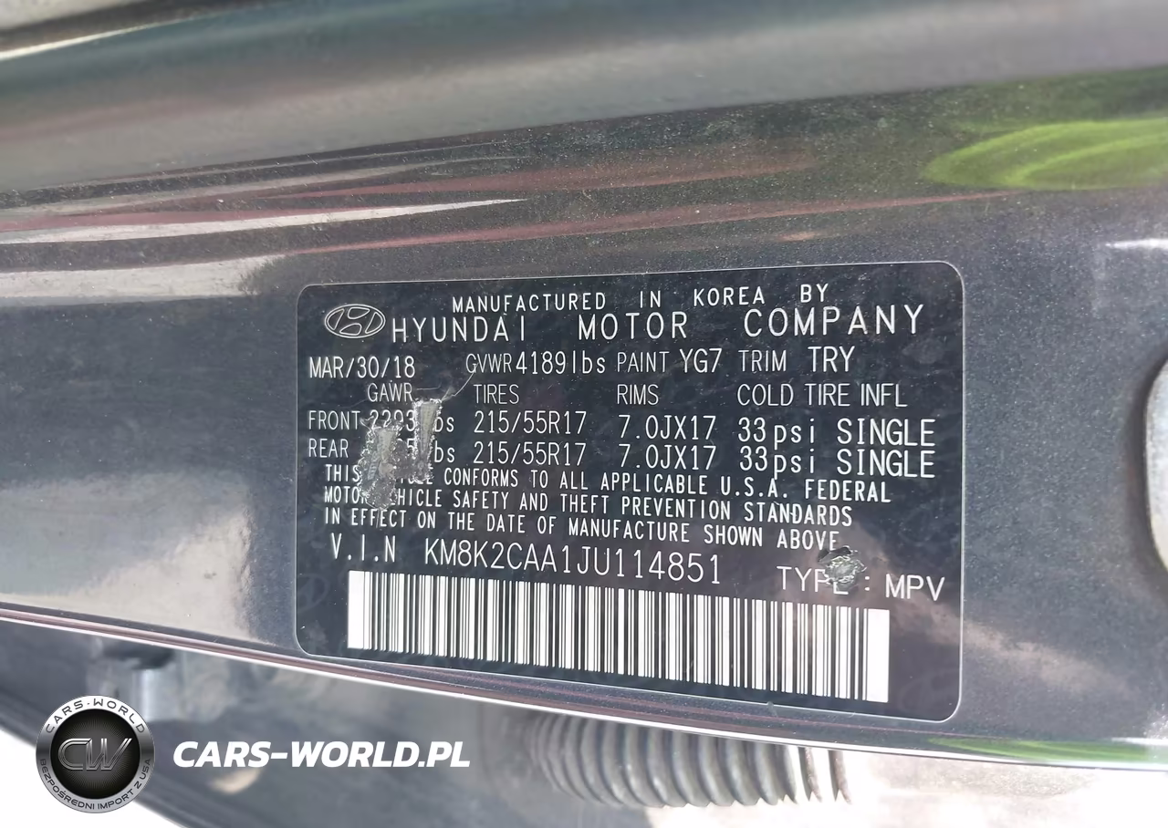 2018 Hyundai Kona Sel VIN:KM8K2CAA1JU114851 - 9