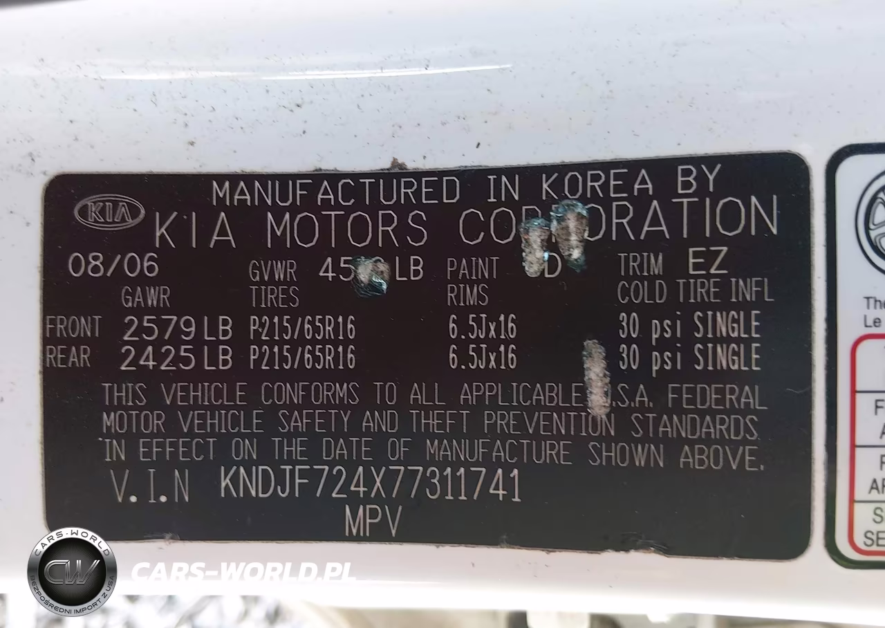 2007 Kia Sportage Lx VIN:KNDJF724X77311741 - 9