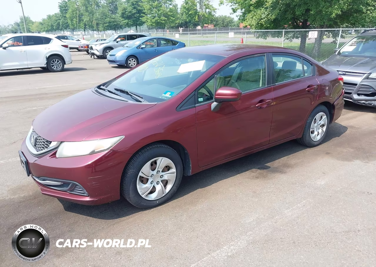 2014 Honda Civic Lx VIN:19XFB2F54EE268955 - 2