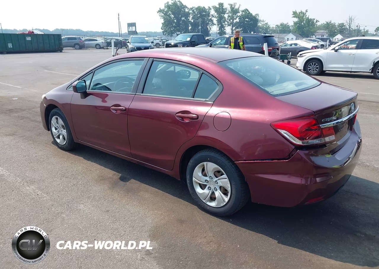 2014 Honda Civic Lx VIN:19XFB2F54EE268955 - 3