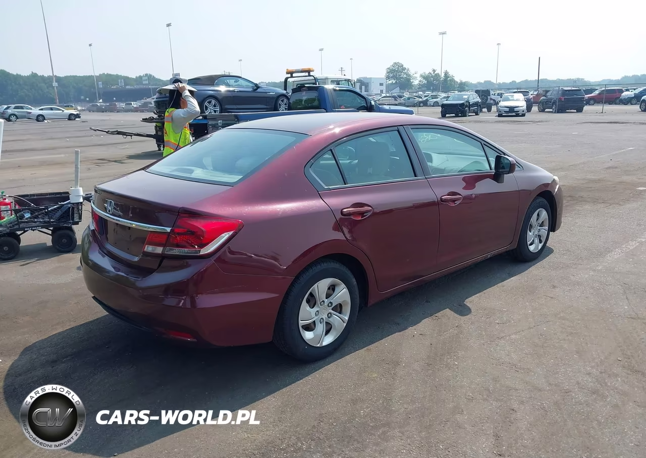 2014 Honda Civic Lx VIN:19XFB2F54EE268955 - 4