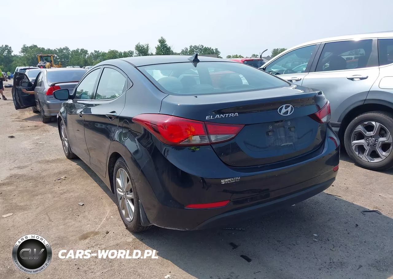 2016 Hyundai Elantra Se VIN:5NPDH4AE6GH661296 - 3
