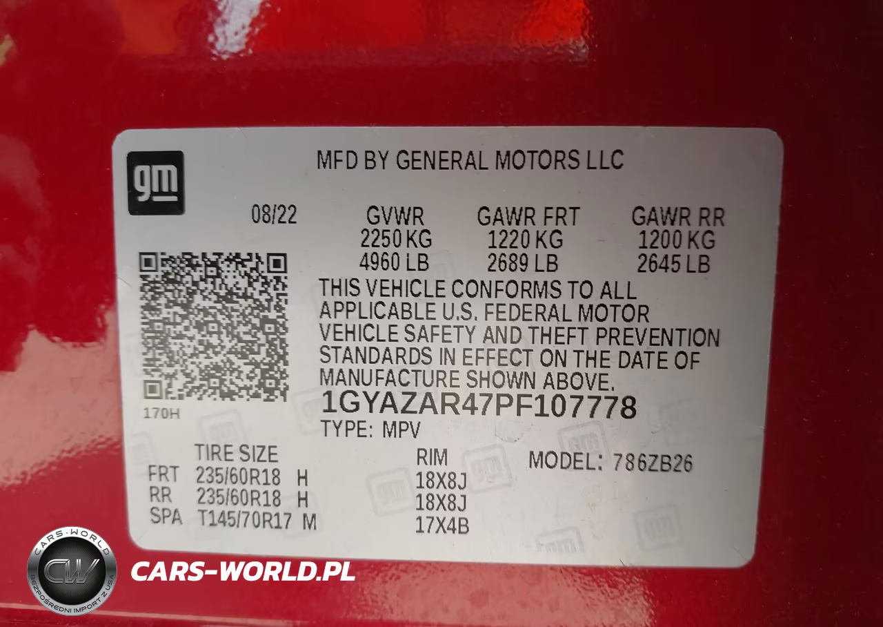 2023 Cadillac Xt4 Fwd Luxury VIN:1GYAZAR47PF107778 - 9