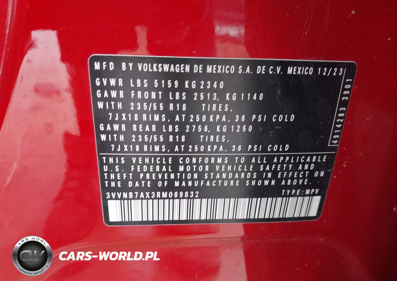 2024 Volkswagen Tiguan 2.0T Se-2.0T Wolfsburg Edition VIN:3VVNB7AX3RM069832 - 9