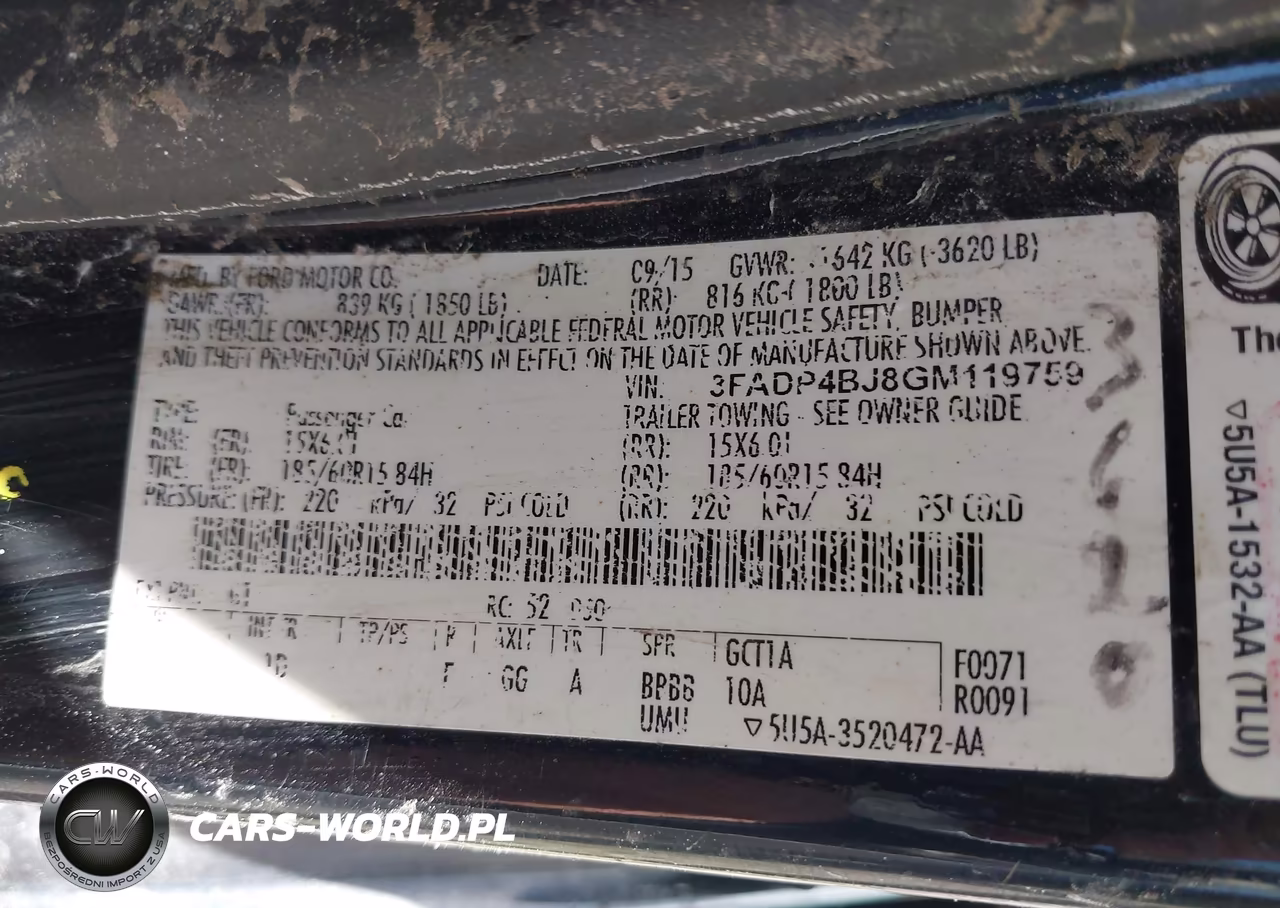 2016 Ford Fiesta Se VIN:3FADP4BJ8GM119759 - 9