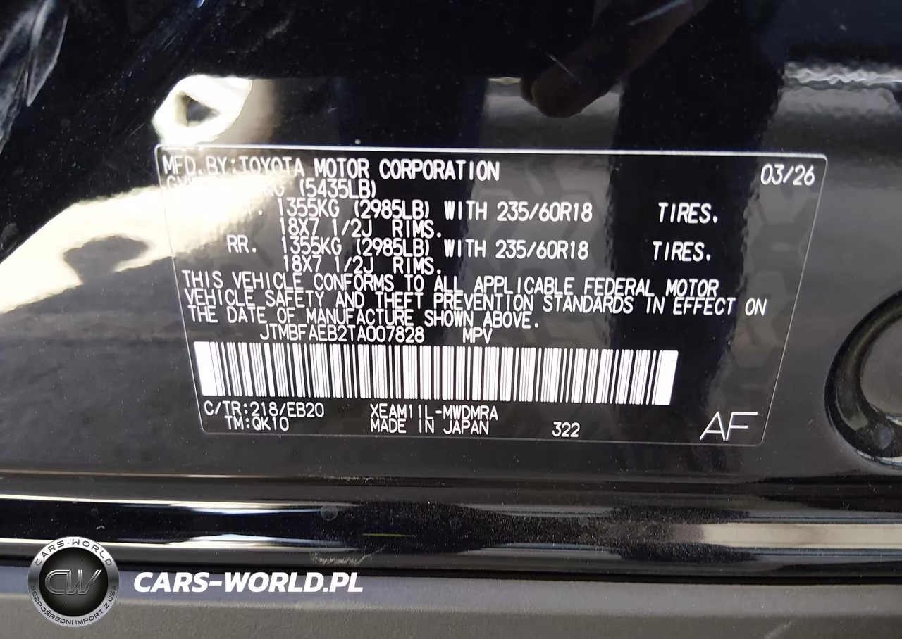 2026 Toyota Bz Xle VIN:JTMBFAEB2TA007828 - 9