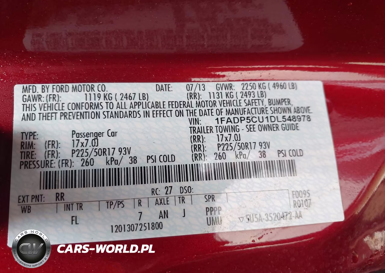 2013 Ford C-Max Energi Sel VIN:1FADP5CU1DL548978 - 9