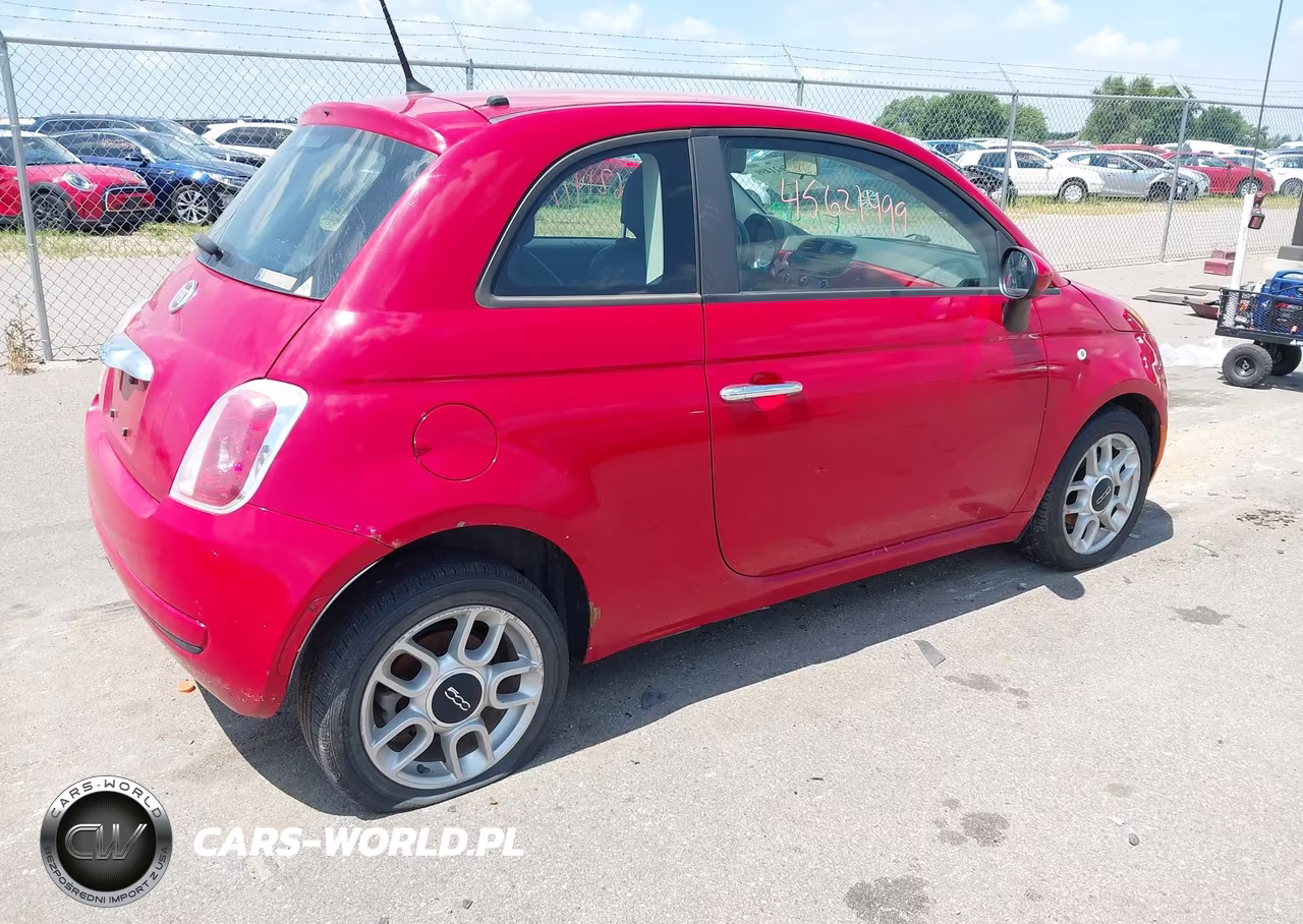 2013 Fiat 500 Pop VIN:3C3CFFAR2DT628683 - 4