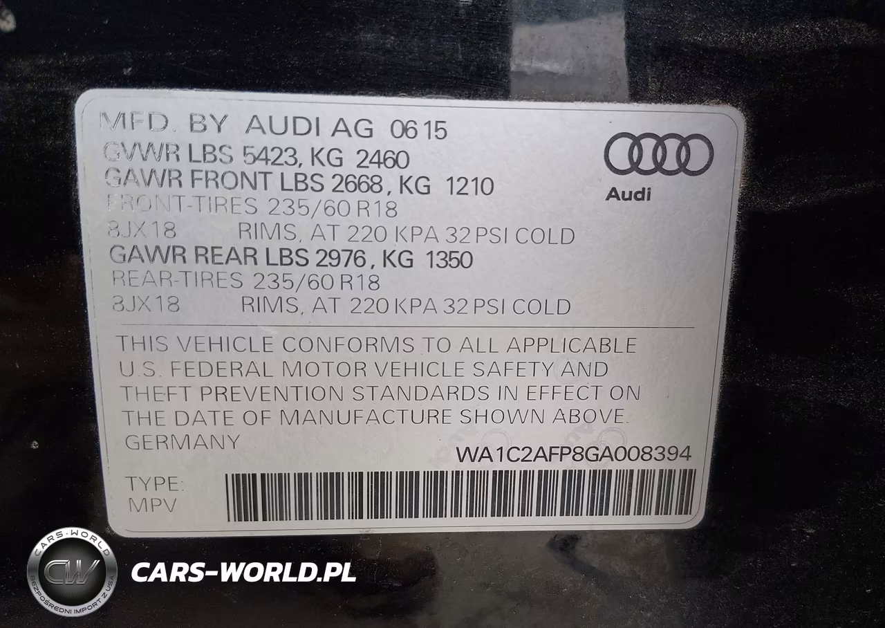 2016 Audi Q5 2.0T Premium VIN:WA1C2AFP8GA008394 - 9