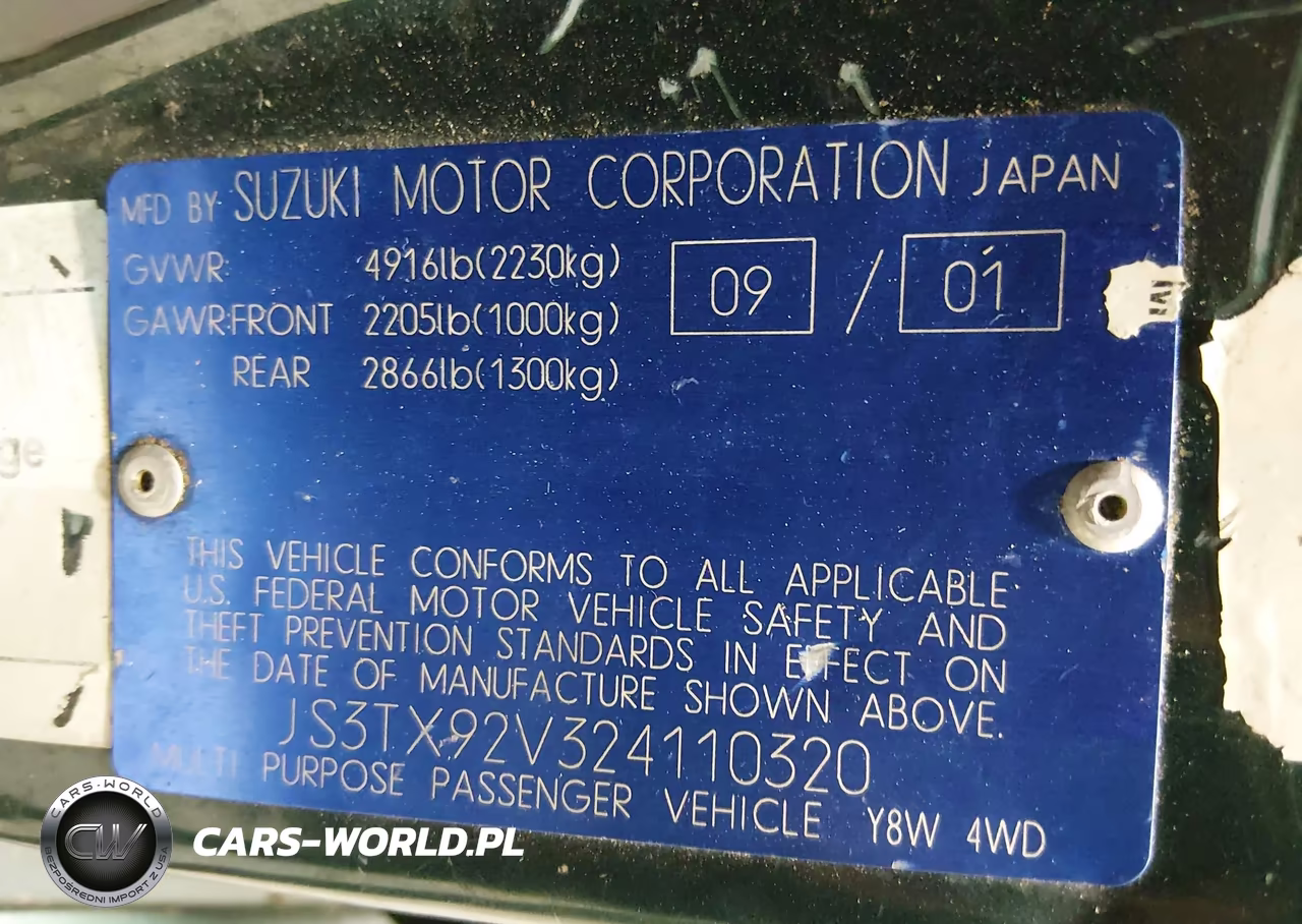 2002 Suzuki Xl-7 Limited-Plus-Standard-Touring VIN:JS3TX92V324110320 - 9