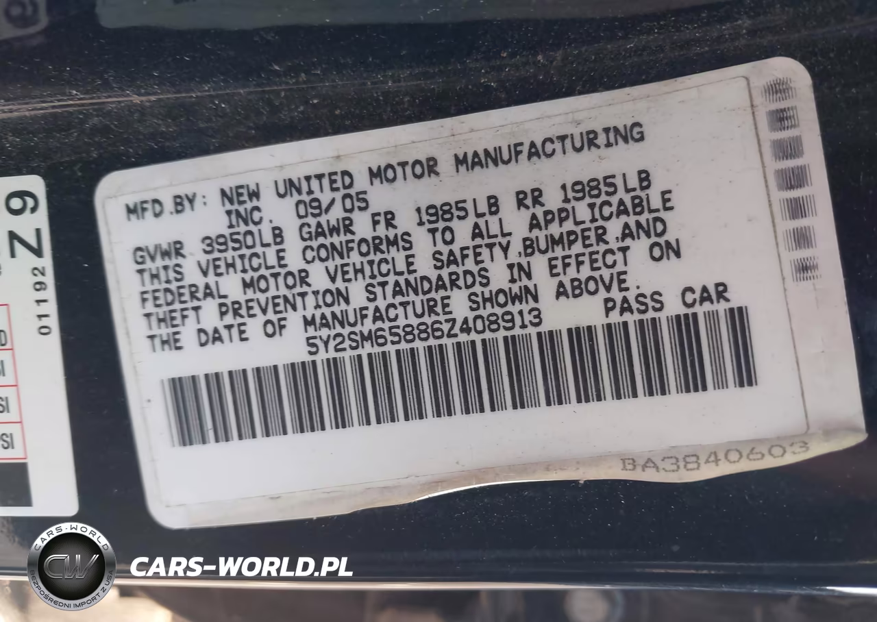 2006 Pontiac Vibe VIN:5Y2SM65886Z408913 - 9