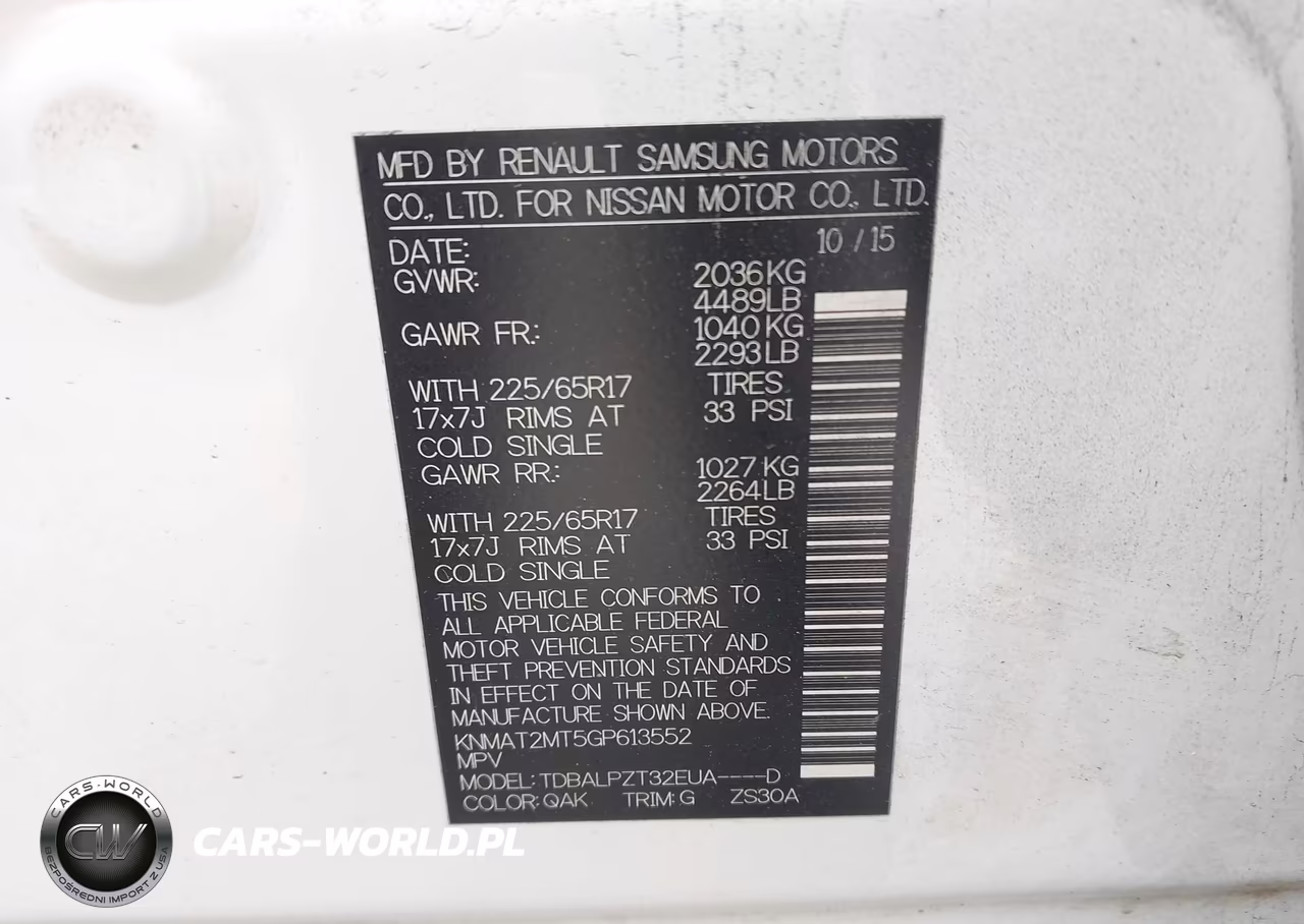 2016 Nissan Rogue S VIN:KNMAT2MT5GP613552 - 9