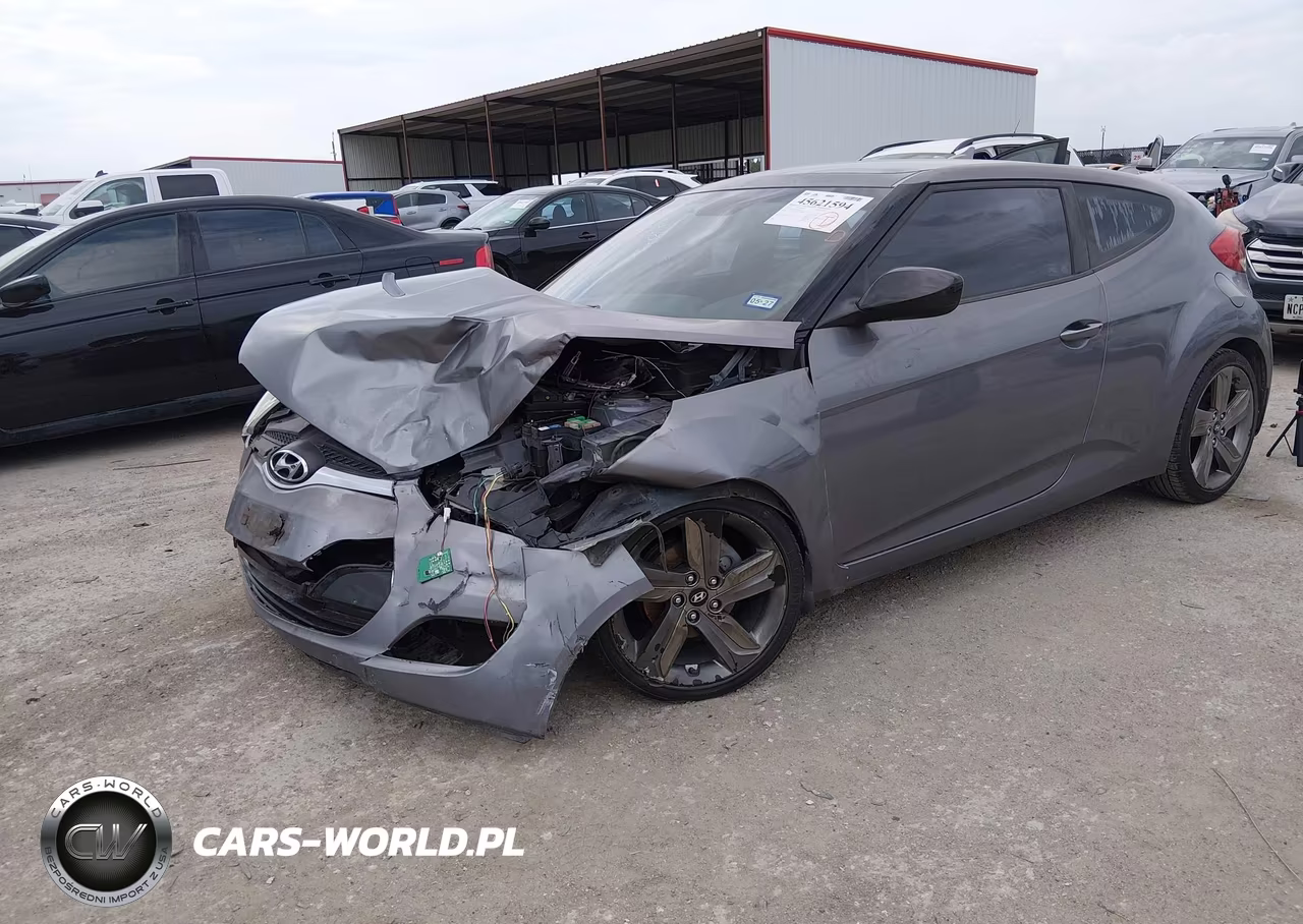2012 Hyundai Veloster Base W-Black VIN:KMHTC6AD9CU047626 - 2