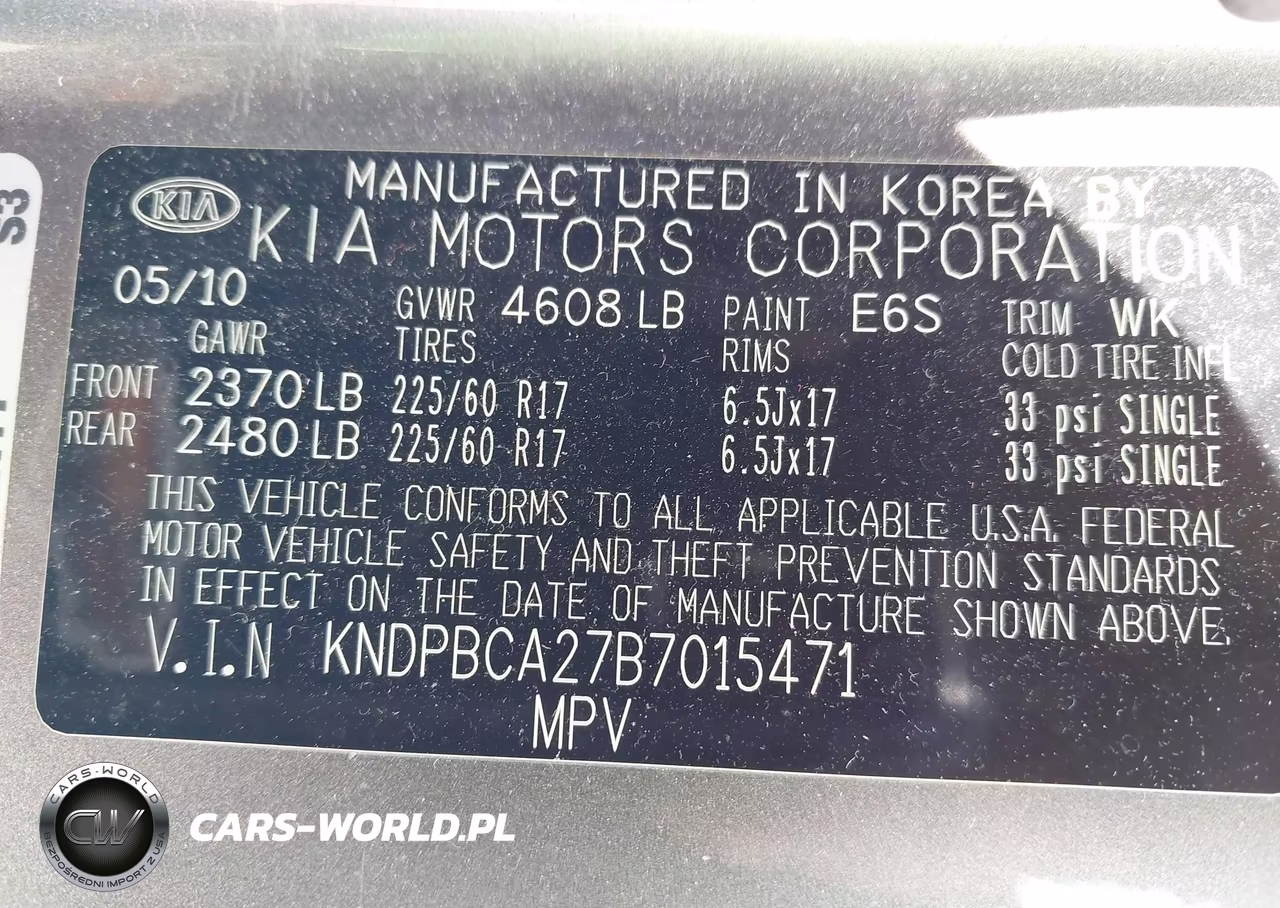 2011 Kia Sportage Lx VIN:KNDPBCA27B7015471 - 9