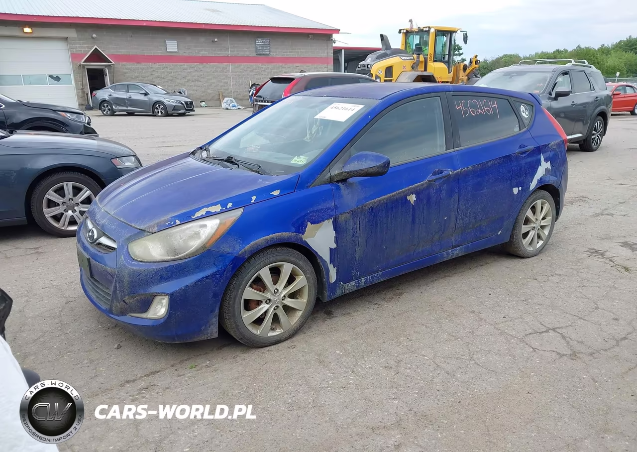 2012 Hyundai Accent Se VIN:KMHCU5AE5CU027244 - 2
