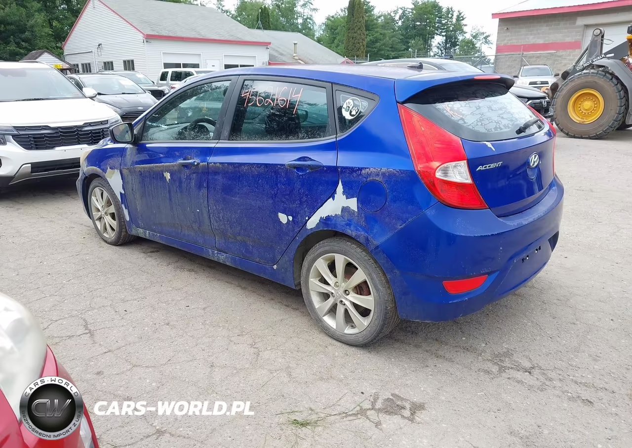 2012 Hyundai Accent Se VIN:KMHCU5AE5CU027244 - 3