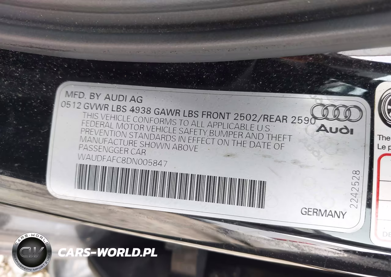 2013 Audi A6 2.0T Premium VIN:WAUDFAFC8DN005847 - 9