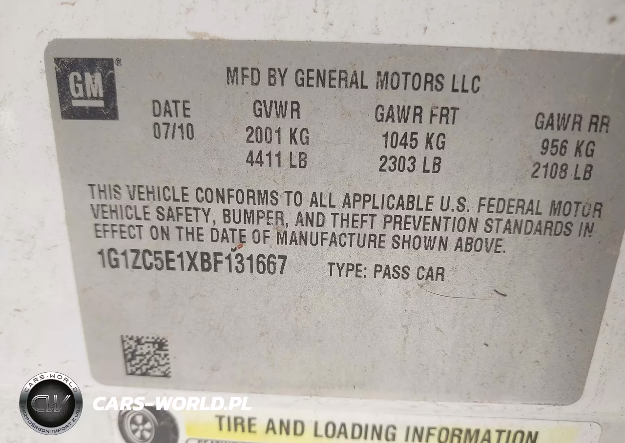 2011 Chevrolet Malibu 1Lt VIN:1G1ZC5E1XBF131667 - 9