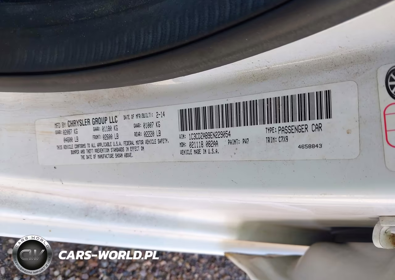 2014 Dodge Avenger Se VIN:1C3CDZAB9EN229054 - 9