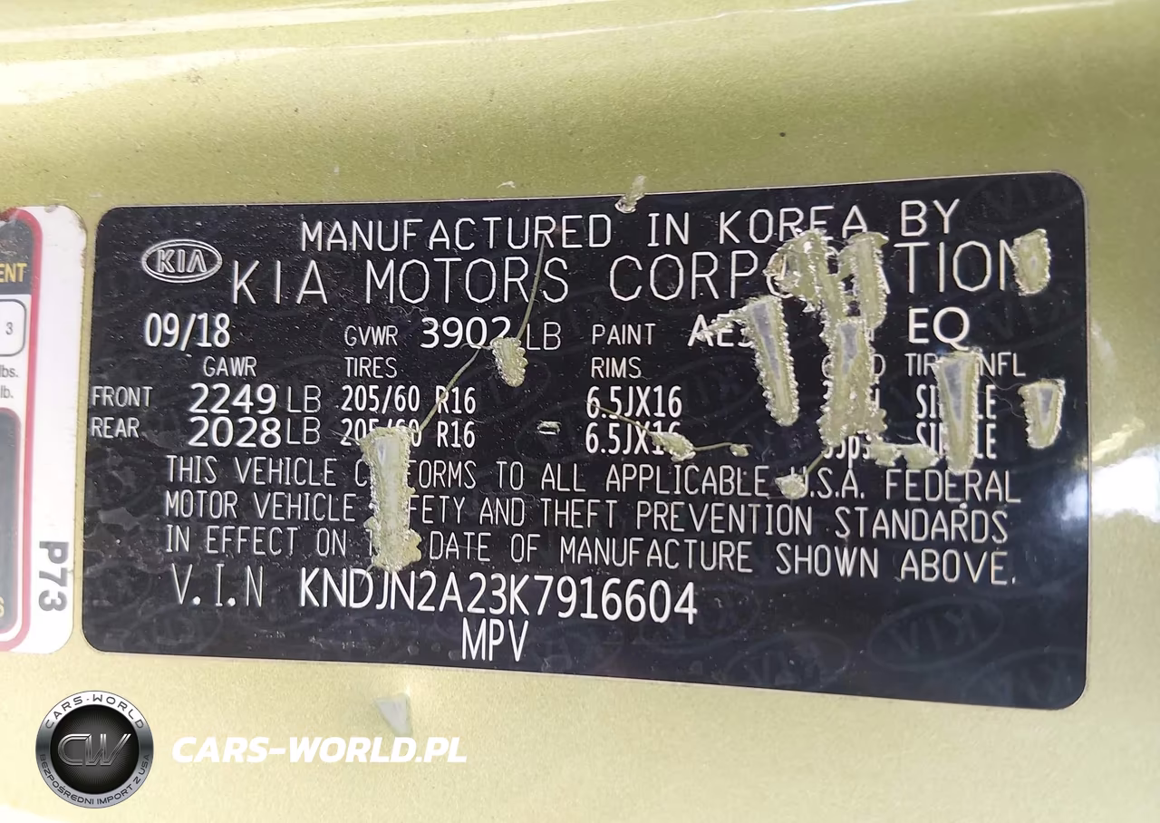 2019 Kia Soul VIN:KNDJN2A23K7916604 - 9