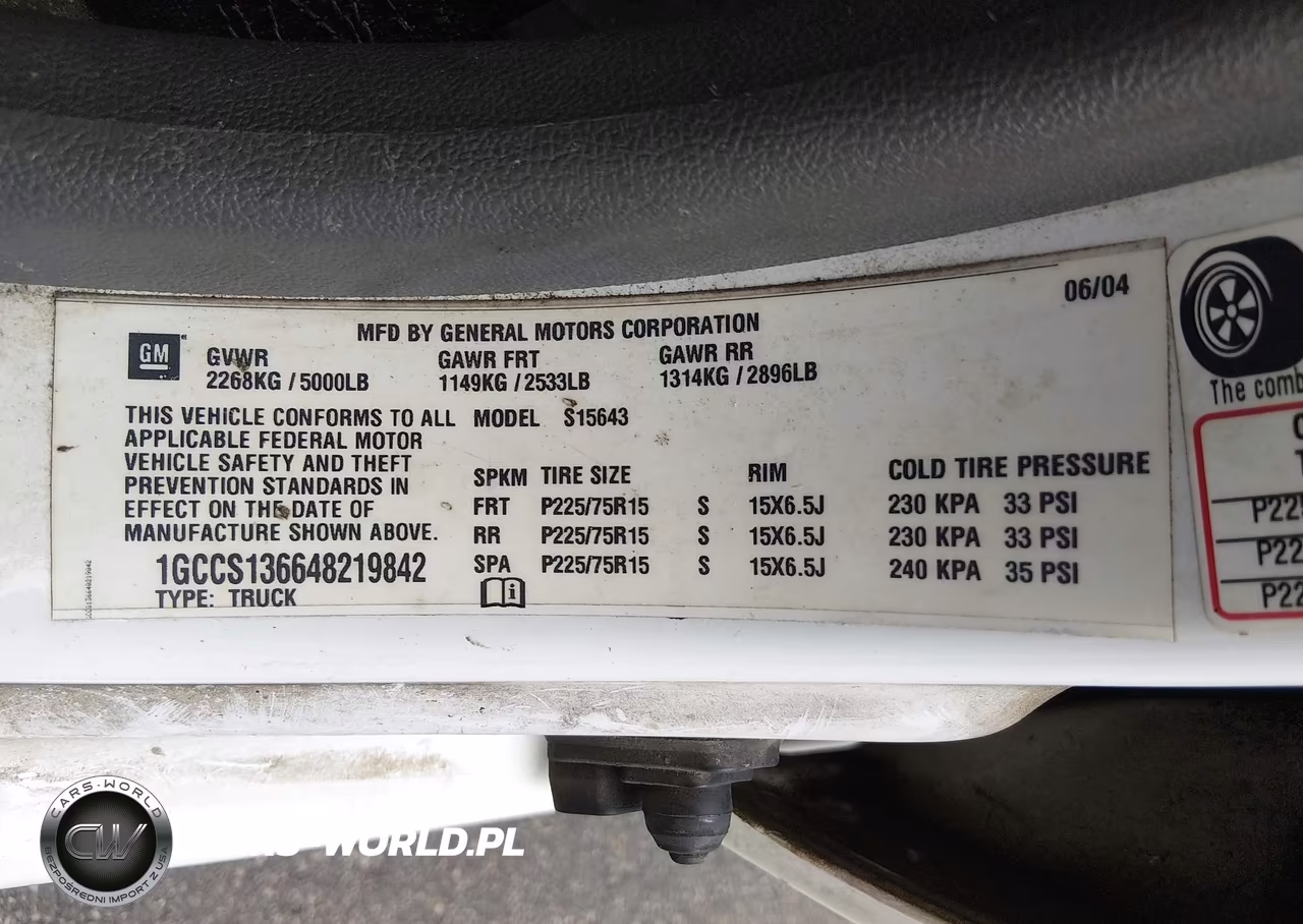 2004 Chevrolet Colorado Ls VIN:1GCCS136648219842 - 9