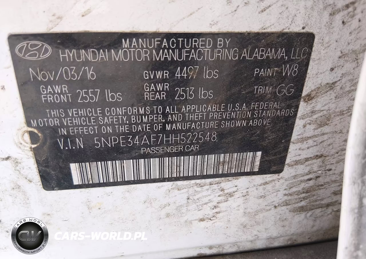 2017 Hyundai Sonata Limited VIN:5NPE34AF7HH522548 - 9