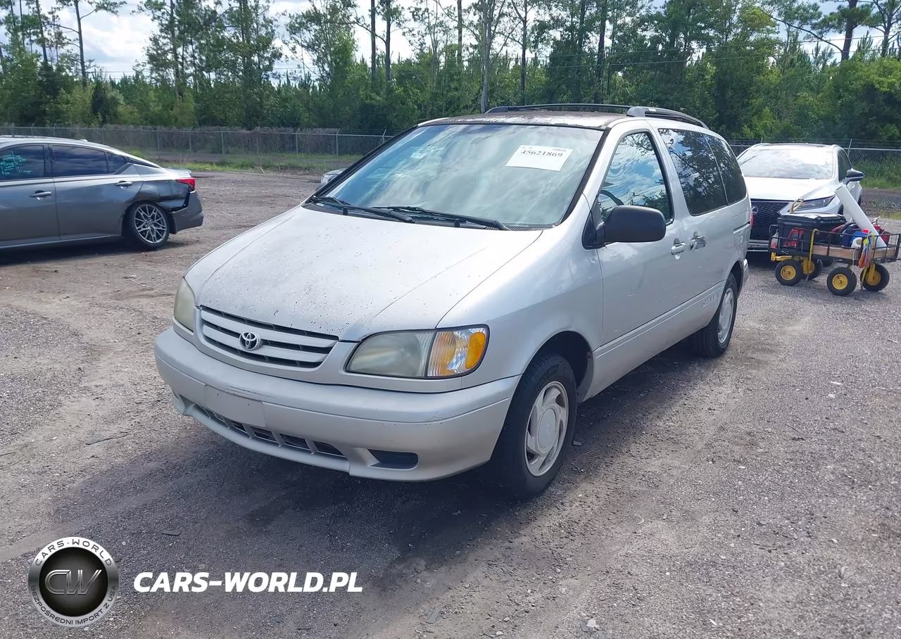 2002 Toyota Sienna Le VIN:4T3ZF13C62U507596 - 2