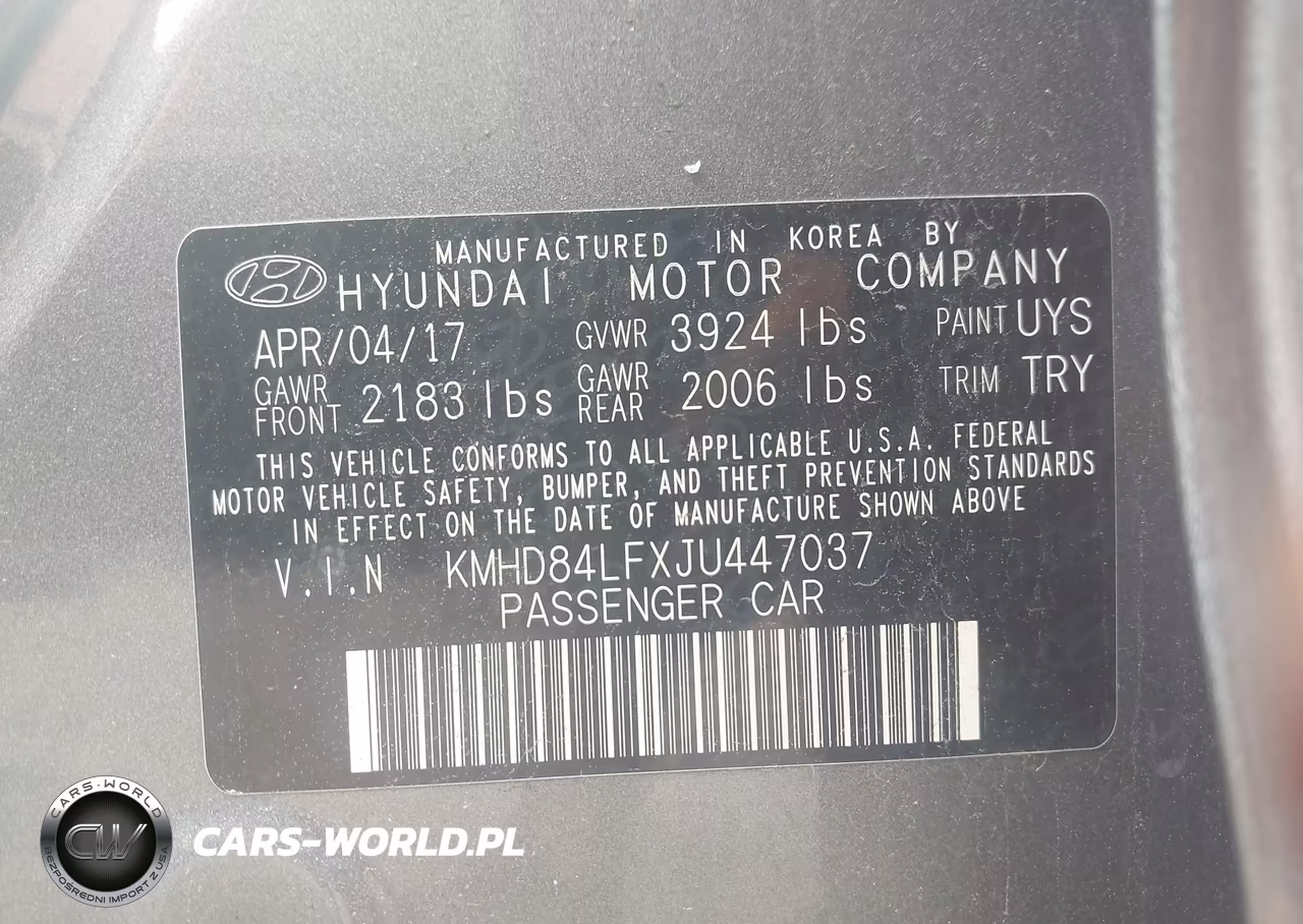 2018 Hyundai Elantra Value Edition VIN:KMHD84LFXJU447037 - 9