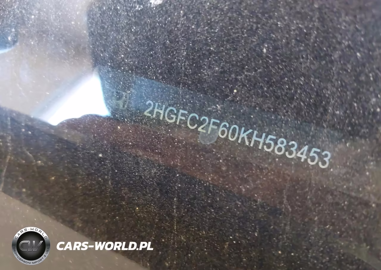 2019 Honda Civic Lx VIN:2HGFC2F60KH583453 - 9