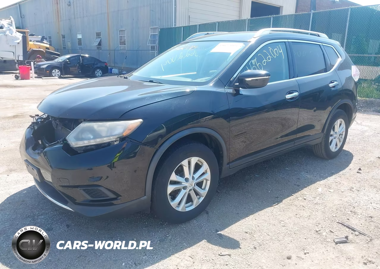 2015 Nissan Rogue Sv VIN:KNMAT2MV1FP502545 - 2