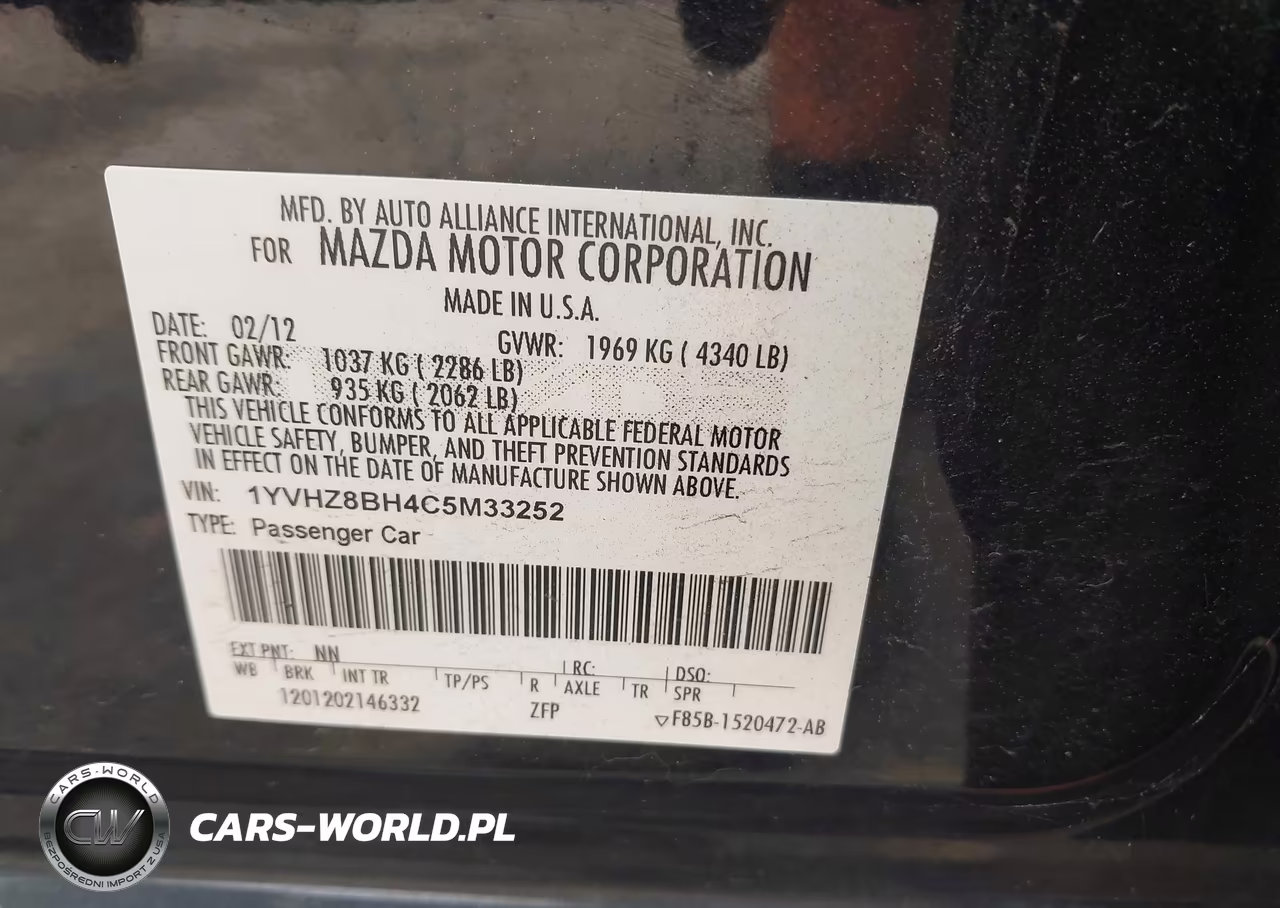 2012 Mazda Mazda6 I Sport VIN:1YVHZ8BH4C5M33252 - 9