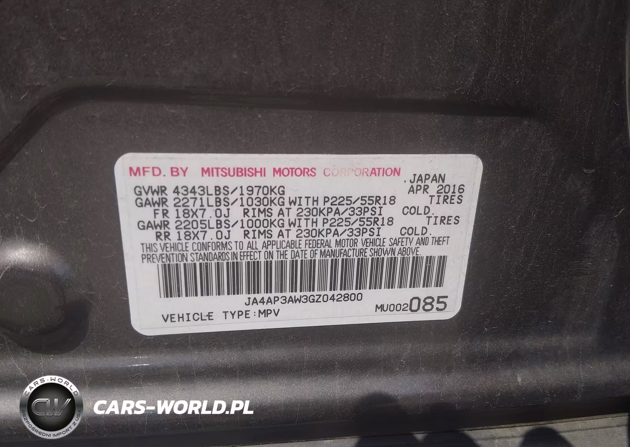 2016 Mitsubishi Outlander Sport 2.4 Se VIN:JA4AP3AW3GZ042800 - 9