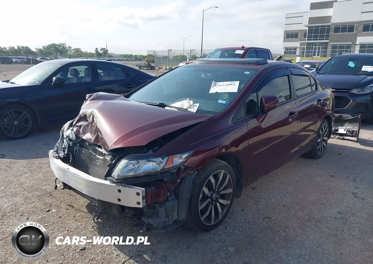 2014 Honda Civic Ex-L VIN:2HGFB2F91EH525031 - 2