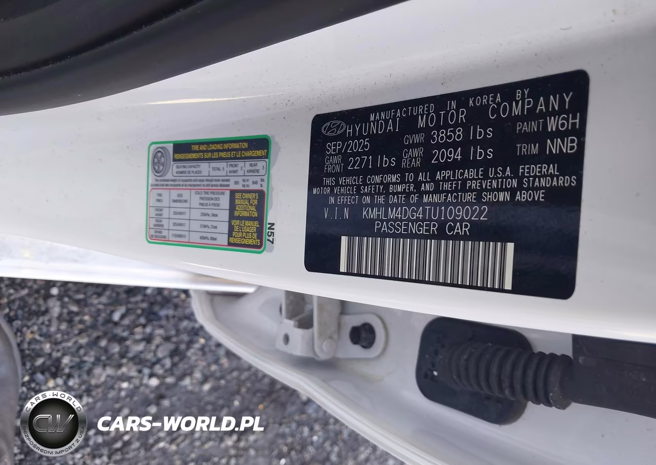 2026 Hyundai Elantra Sel Sport VIN:KMHLM4DG4TU109022 - 9