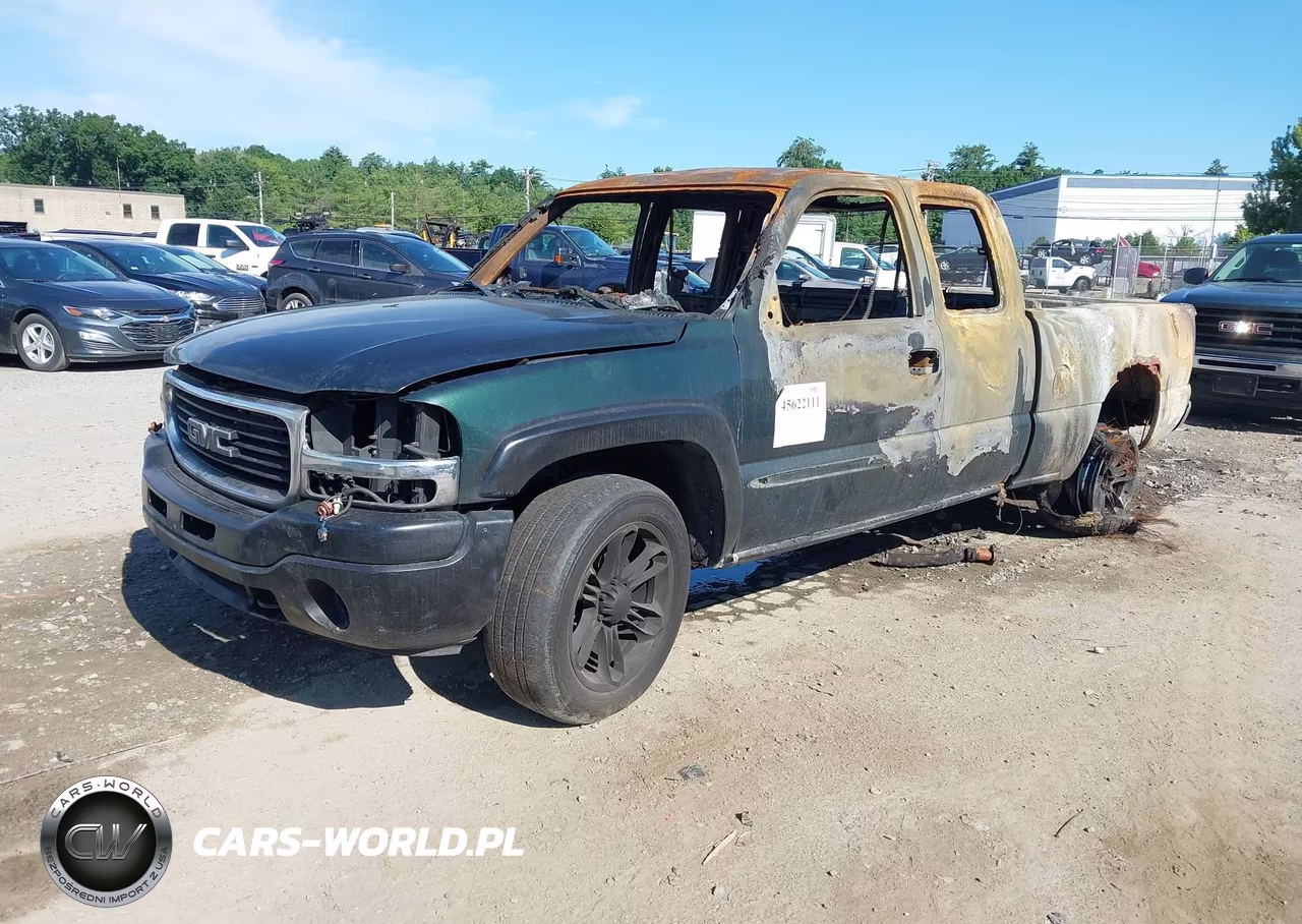 2003 GMC Sierra 1500 Slt VIN:1GTEK19T23E378752 - 2