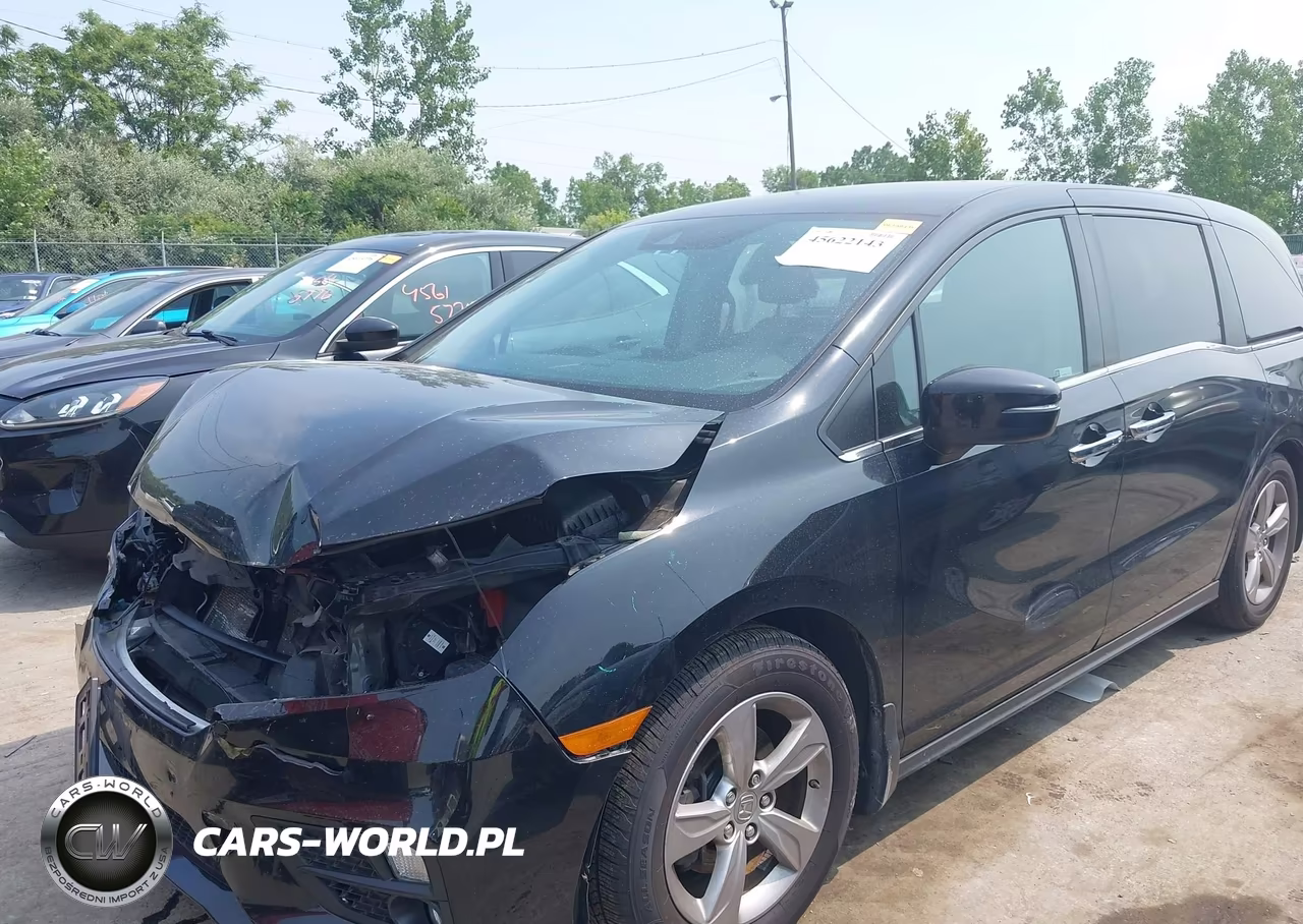2020 Honda Odyssey Ex-L-Ex-L W-Navi Res VIN:5FNRL6H70LB019236 - 2