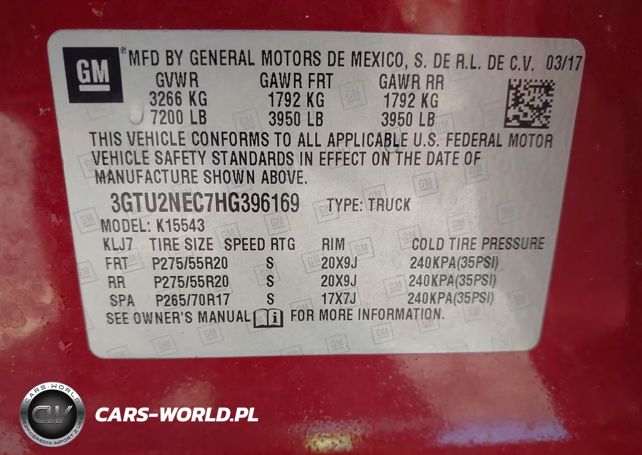 2017 GMC Sierra 1500 Slt VIN:3GTU2NEC7HG396169 - 9