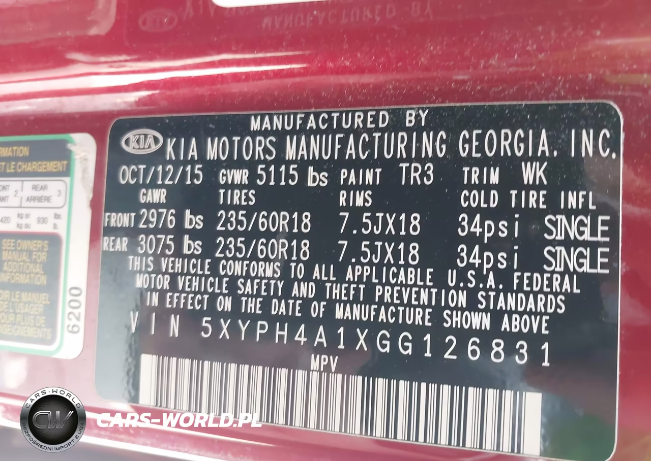 2016 Kia Sorento 2.0T Ex VIN:5XYPH4A1XGG126831 - 9