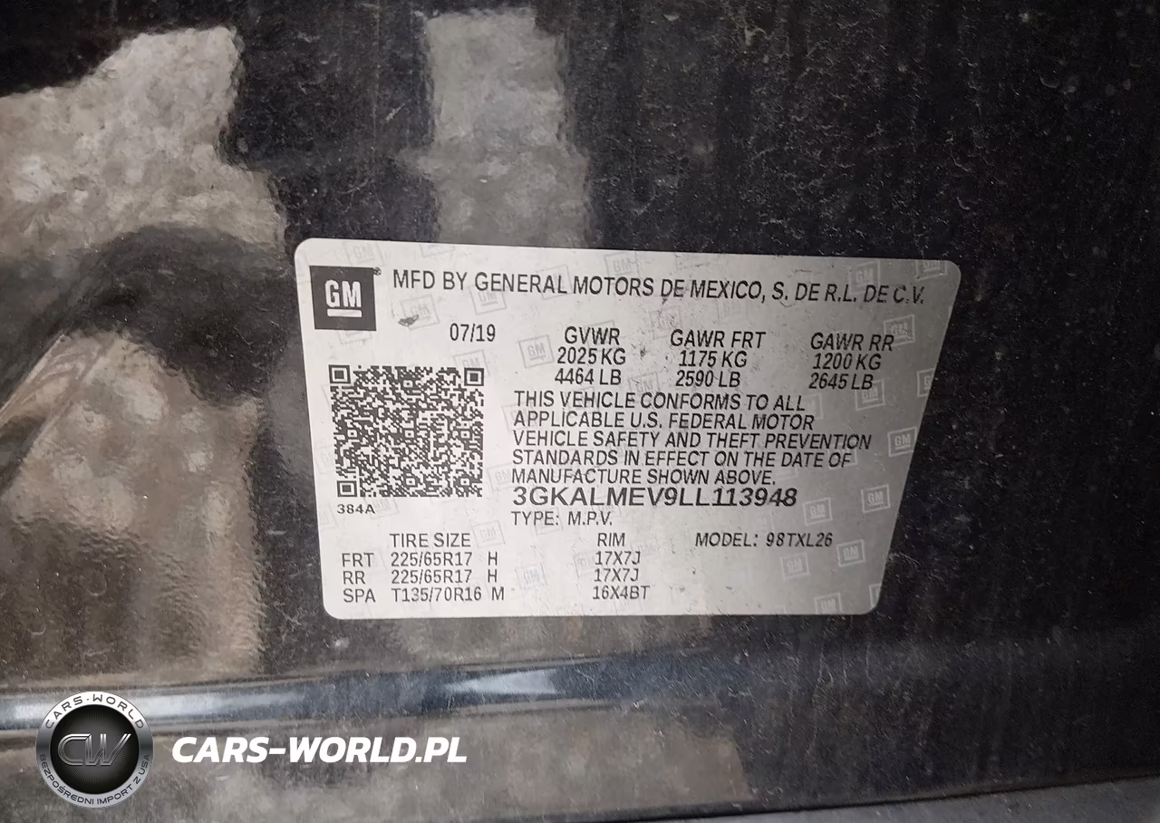 2020 GMC Terrain Fwd Sle VIN:3GKALMEV9LL113948 - 9