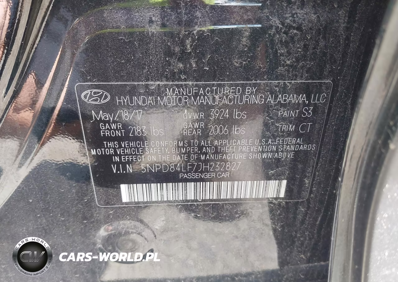 2018 Hyundai Elantra Sel VIN:5NPD84LF7JH232827 - 9