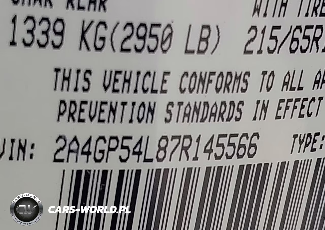 2007 Chrysler Town & Country Touring VIN:2A4GP54L87R145566 - 9