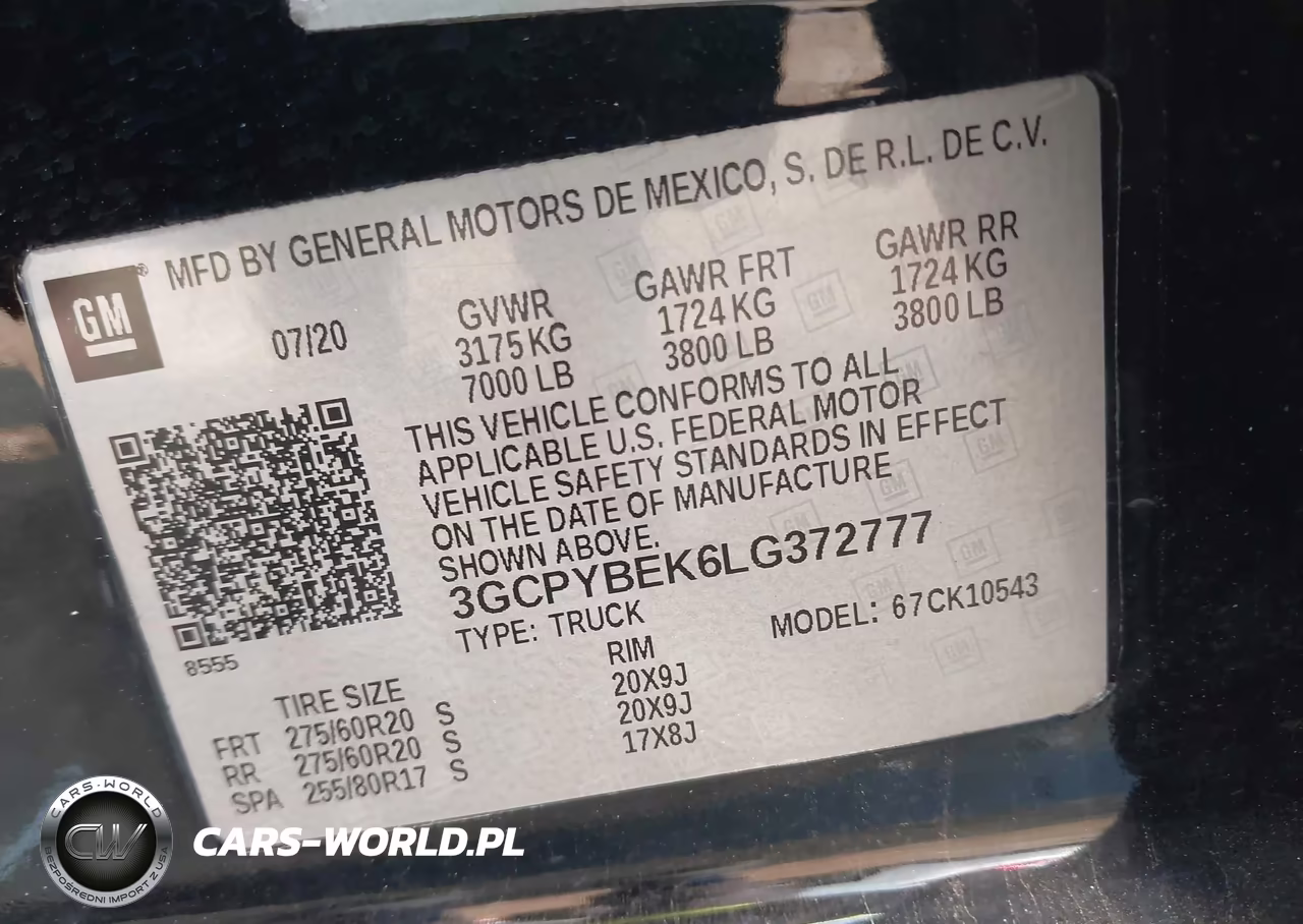 2020 Chevrolet Silverado 1500 4Wd Short Bed Custom VIN:3GCPYBEK6LG372777 - 9