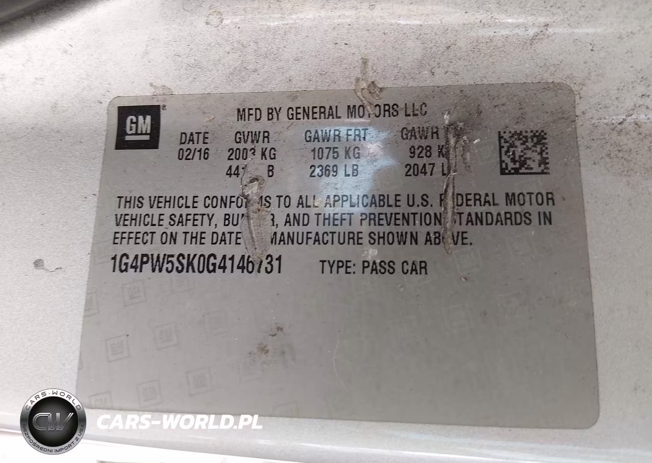 2016 Buick Verano Sport Touring Group VIN:1G4PW5SK0G4146731 - 9
