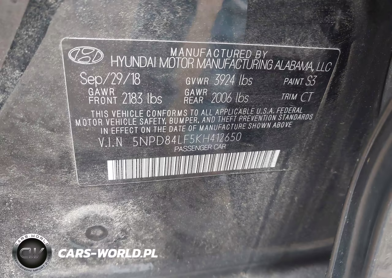 2019 Hyundai Elantra Sel VIN:5NPD84LF5KH412650 - 9