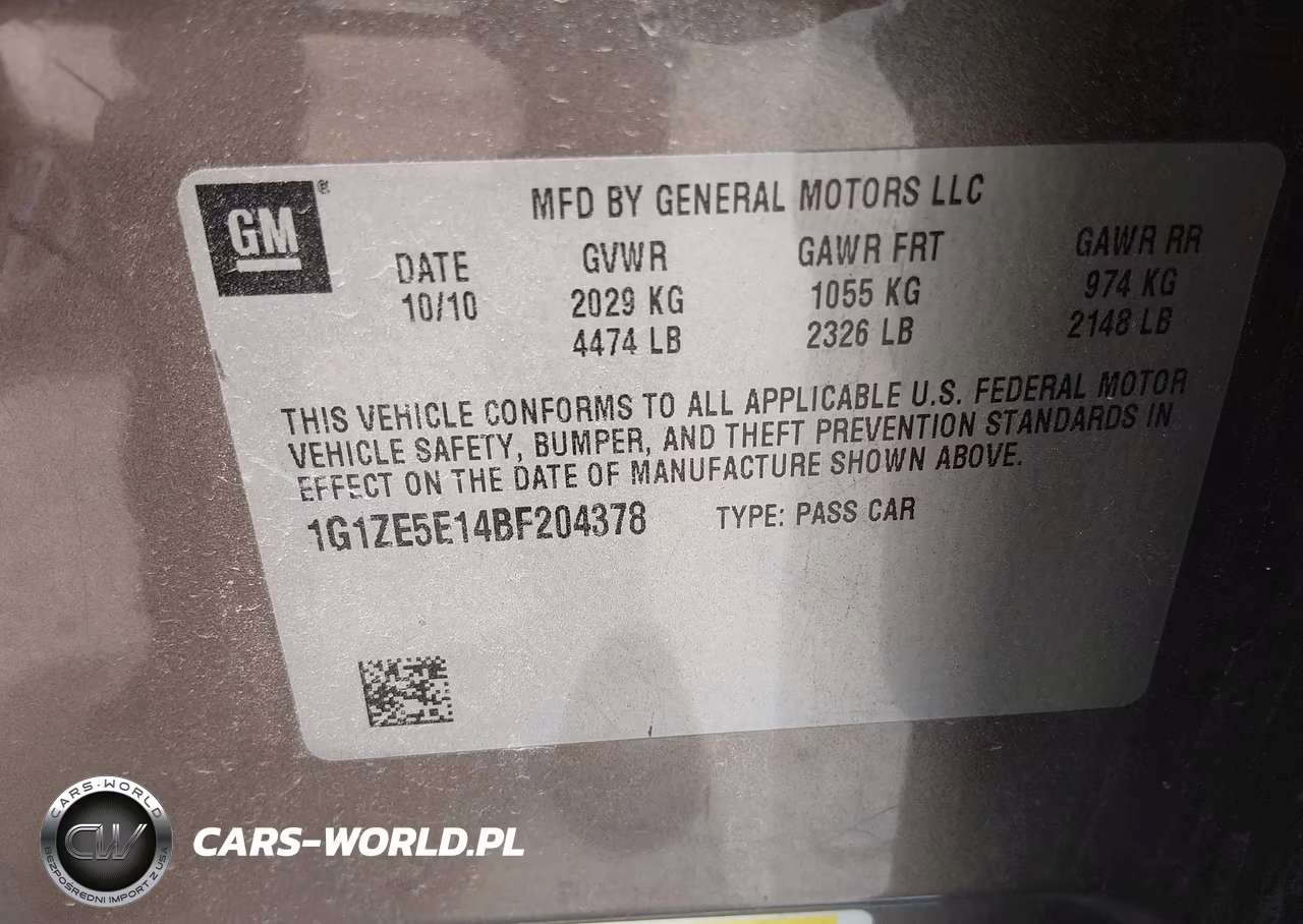 2011 Chevrolet Malibu Ltz VIN:1G1ZE5E14BF204378 - 9